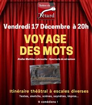 Voyage des mots Café Théâtre du Têtard Affiche