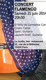 Concert flamenco Le Jardin Affiche