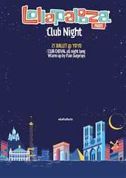 Club Cheval | Lollapalooza Club Night Yoyo - Palais de Tokyo Affiche