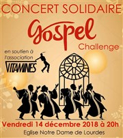 Concert solidaire de gospel Eglise Notre Dame de Lourdes Affiche