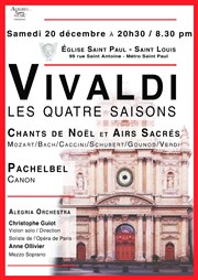 Vivaldi: Quatre Saisons | Chants de Noël et Airs Sacrés Eglise Saint Paul - Saint Louis Affiche