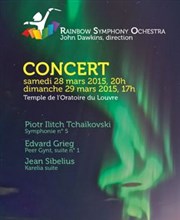 Musiques du Nord  Grieg, Sibelius et Tchaïkovski Oratoire du Louvre Affiche