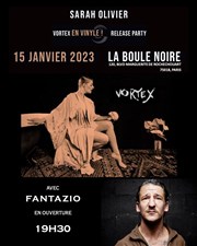 Sarah Olivier : Vortex | release party La Boule Noire Affiche