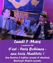 Paris Bohèmes : Lecture, Poésie et Chansons Aux Trois Mailletz Affiche