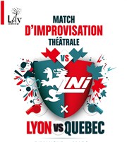Match d'impro théâtrale Lyon vs Québec Transbordeur Affiche