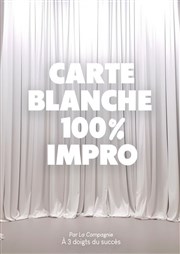 Carte blanche 100% impro Improvi'bar Affiche