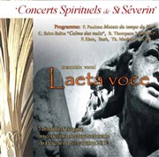 Concerts Spirituels de Saint Séverin Eglise Saint Sverin Affiche