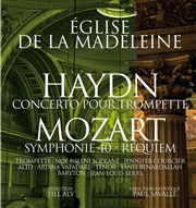Mozart Symphonie 40, Requim et Concerto pour trompette de Haydn Eglise de la Madeleine Affiche