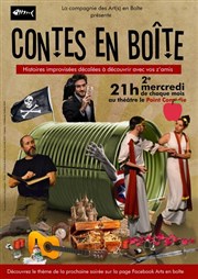 Contes en Boîte - Contes improvisés Le Point Comédie Affiche
