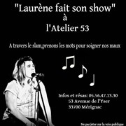 Laurène fait son show Atelier 53 Affiche
