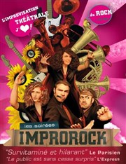 Improrock : de l'impro, de l'humour et du rock Thtre Montmartre Galabru Affiche