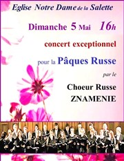 Concert pour la Pâques Russe Eglise Notre Dame de la Salette Affiche