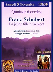 Schubert : La jeune fille et la mort | Quatuor à cordes Eglise Saint-Eugne Sainte-Ccile Affiche