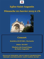 Clarinette et orgue à Saint-Augustin Eglise Saint-Augustin Affiche