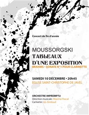 Orchestre Impromptu - Concert Brahms Moussorgski | Eglise Saint-Christophe de Javel Eglise Saint-Christophe de Javel Affiche