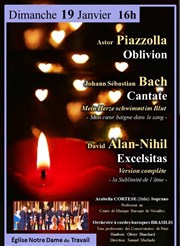 Bach : Cantate rare en concert BWV 199 Eglise Notre-Dame du Travail Affiche