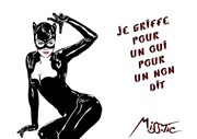 En cartoon elles cartonnent | Solo show de Miss Tic Galerie Brugier-Rigail Affiche