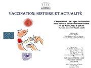 Vaccination : histoire et actualité Le Moulin  Caf Affiche