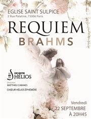 Requiem de Brahms Place Saint Sulpice Affiche