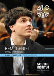 Récital Rémi Geniet | Saison Blüthner Goethe Institut Affiche