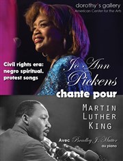 Jo Ann Pickens chante pour Martin Luther King Dorothy's Gallery - American Center for the Arts Affiche