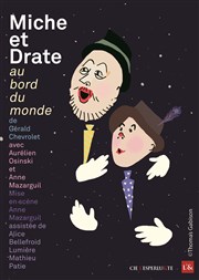 Miche et Drate au bord du monde Le Funambule Montmartre Affiche