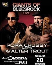 Giants of blues rock : Popa Chubby vs Walter Trout L'Olympia Affiche