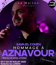 Samuel Cohen : Hommage à Aznavour Thtre La Maison Racine Affiche