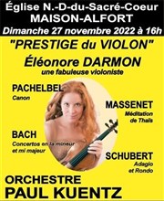 Orchestre Paul Kuentz et Eléonore Darmon Eglise Notre-Dame du Sacr-Coeur Affiche