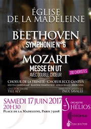 Messe en Ut mineur de Mozart, Symphonie 6 de Beethoven Eglise de la Madeleine Affiche