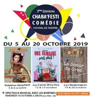 Festival de théâtre Chaba'FestiComédie | 3ème édition Salle Arc-en-Ciel Affiche