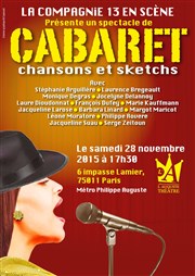 Cabaret chansons et sketchs L'Auguste Thtre Affiche