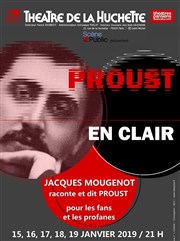 Proust en clair Thtre de la Huchette Affiche