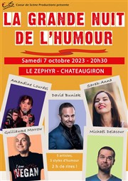 La Grande Nuit de l'Humour | Châteaugrion Le Zphyr Affiche