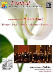 Ensemble vocal Laeta Voce Eglise Notre Dame de la Salette Affiche