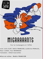 Migraaaants Thtre Le Petit Manoir Affiche