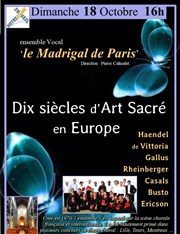 Concert du Choeur : Le Madrigal de Paris Eglise Notre-Dame du Travail Affiche