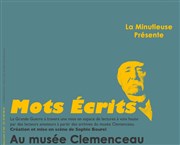 Mots écrits à l'occasion des Journées du Patrimoine Muse Clemenceau Affiche