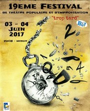19ème Festival de théâtre populaire et d'improvisation Relais International de la Jeunesse - CLAJ Affiche