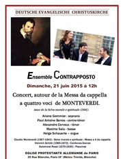 Concert autour de la Messa da cappella a quattro voci de Monteverdi Eglise Evanglique allemande Affiche