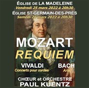 Mozart : Requiem avec le choeur et orchestre de Paul Kuentz Eglise Saint Germain des Prs Affiche