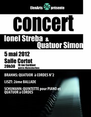 Ionel Streba et Quatuor Simon Salle Cortot Affiche