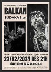 Balkan Sudaka Le bar de fer Affiche
