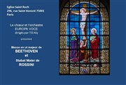 Messe en ut de Beethoven / Stabat Mater de Rossini | Choeur Europa Voce Eglise Saint Roch Affiche