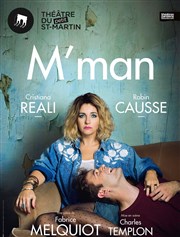 M'Man | avec Cristiana Réali Théâtre du Petit Saint Martin Affiche