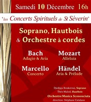 Concert Baroque pour Soprano, Hautbois & Orchestre à cordes Eglise Saint Séverin Affiche