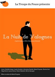 La Nuit de Valognes | d'Éric-Emmanuel Schmitt Thtre Lepic Affiche