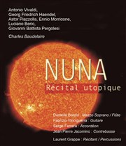 Nuna récital utopique Théâtre l'impertinent Affiche