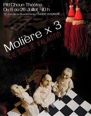 Molière x 3 Pittchoun Thtre / Salle 2 Affiche