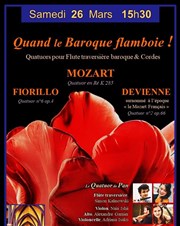 Quand le Baroque flamboie ! : Quatuors pour Flute traversière baroque & Cordes Eglise Saint-Eugne Sainte-Ccile Affiche